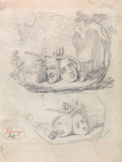 Richard Cumberland Frontispiece autorstwa George Romney