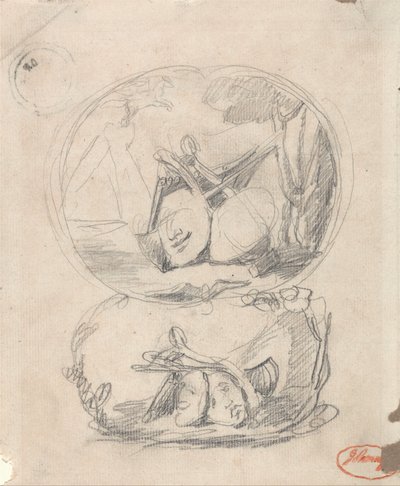 Richard Cumberland Frontispiece autorstwa George Romney