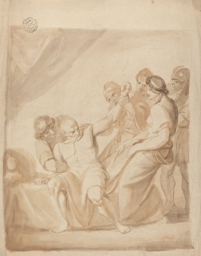 Samson obezwładniony autorstwa George Romney
