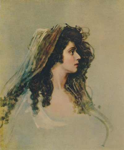 Sarah Siddons, 1755-1831, c1785, 1948. autorstwa George Romney