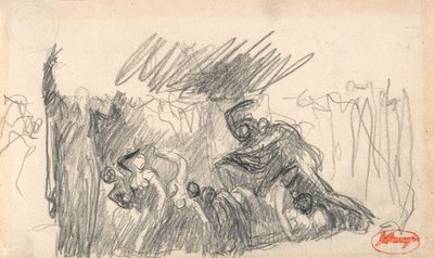 Scena grzechu przedpotopowego autorstwa George Romney