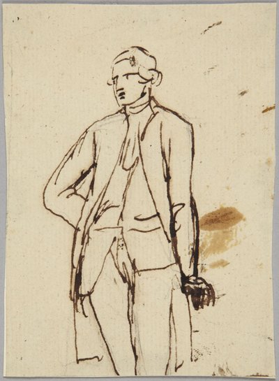 Rzeźba przedstawiająca stojącego mężczyznę autorstwa George Romney