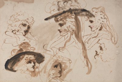 Studia głowy damy (Studia głowy kobiety) autorstwa George Romney