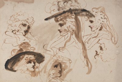 Studia nad głową damy (Studia nad głową kobiety) autorstwa George Romney