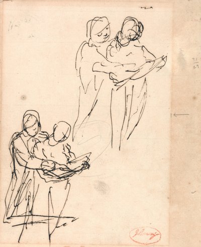 Badania dotyczące dzieci przeglądających książkę autorstwa George Romney