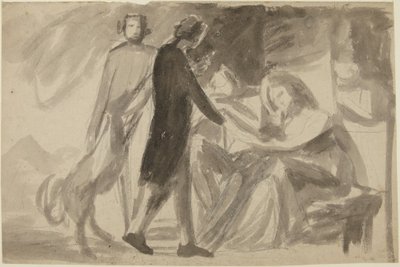 Studium do portretu grupowego () autorstwa George Romney