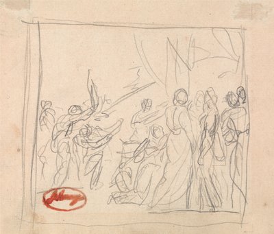 Nieudany mecz krokieta autorstwa George Romney