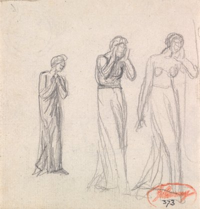 Trzy lamentujące kobiety autorstwa George Romney