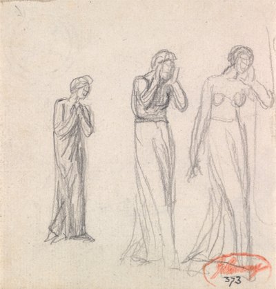 Trzy płaczące kobiety autorstwa George Romney