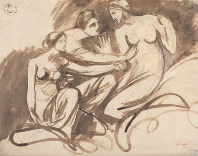 Trzy młode czarownice autorstwa George Romney