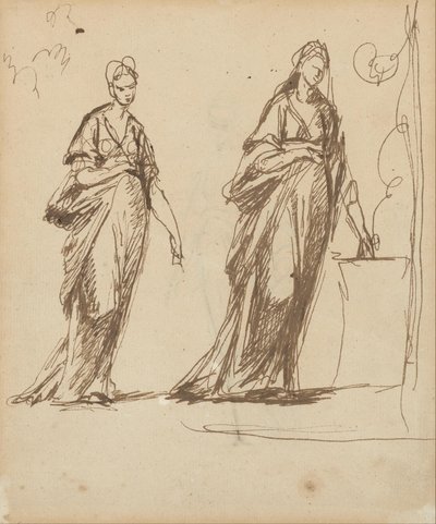 Dwie postacie kobiece autorstwa George Romney