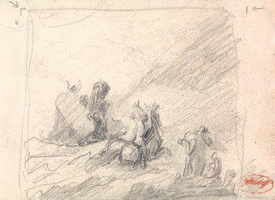 Wolgemuth ratuje rozbitków u wybrzeży Przylądka Dobrej Nadziei autorstwa George Romney
