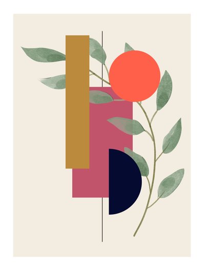 Ogród abstrakcyjny, XXI wiek (ilustracja) autorstwa George Rosaly