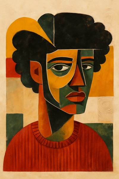 Awake Together, 2025 (akryl na płótnie) autorstwa George Rosaly