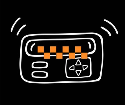 Beep Beep, 2023 (obraz na płótnie) autorstwa George Rosaly
