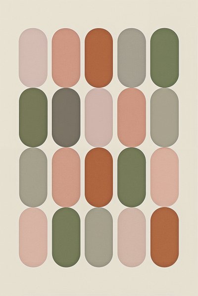 Harmonized Path, 2025 (akryl na płótnie) autorstwa George Rosaly