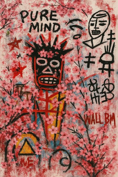 Healing Eyes, 2025 (akryl na płótnie) autorstwa George Rosaly