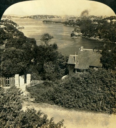 Zatoka Mosmans, Sydney, Australia, ok. 1909. autorstwa George Rose