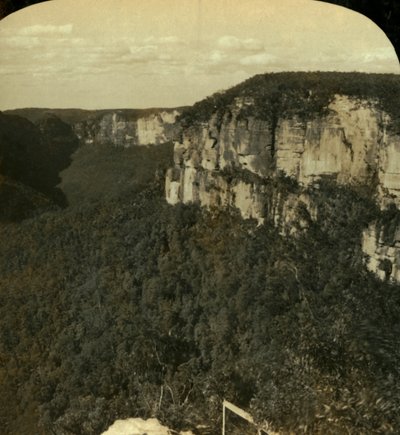 Dolina Grose, Góry Błękitne, NSW, Australia, 1909. autorstwa George Rose