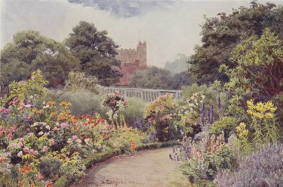 Ogród Dziekanatowy, Rochester autorstwa George Samuel Elgood