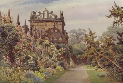 Dziedziniec, Hardwick autorstwa George Samuel Elgood
