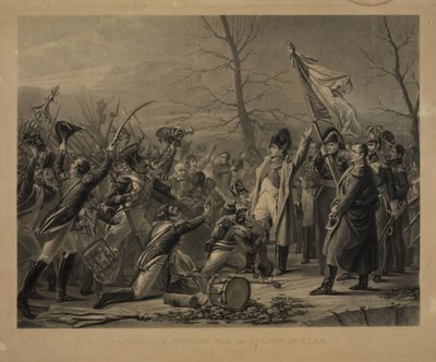 Napoleon powracający z wyspy Elba 7 marca 1815 r. autorstwa George Sanders