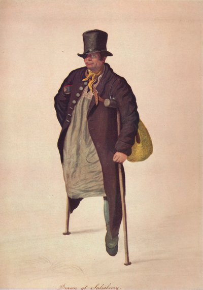 Rysowane w Salisbury, c1800 autorstwa George Scharf