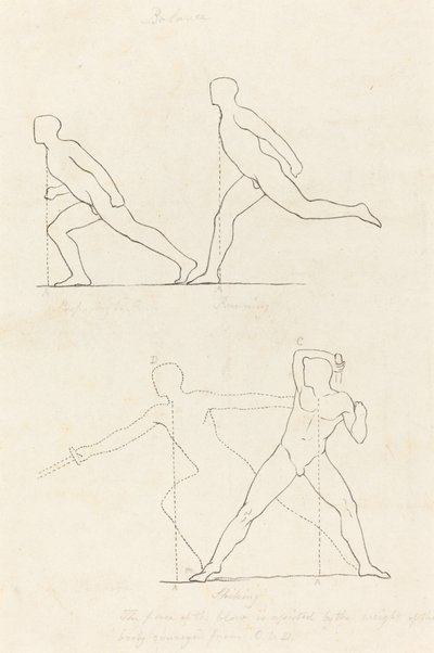 Przygotowanie do biegu; Działanie; Uderzający autorstwa George Scharf after John Flaxman