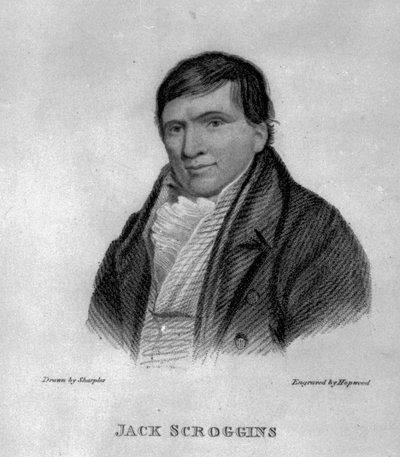 جیک سکروګینس، د هاپ ووډ پولی لخوا نقاش شوی autorstwa George Sharples