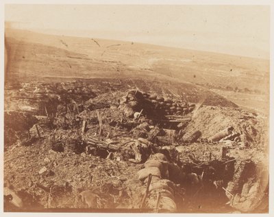 Widok z Redanu w kierunku Wąwozu Woroncowa autorstwa George Shaw Lefevre