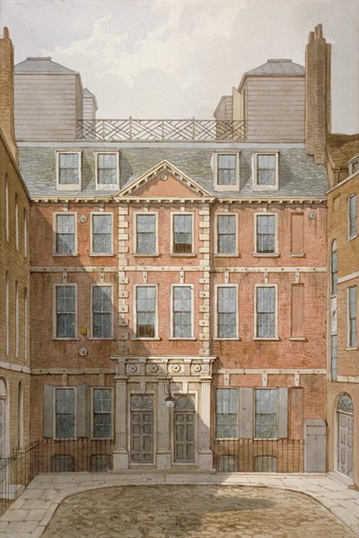 Budynki Beauforta, Strand, Westminster, Londyn, c1810 autorstwa George Shepherd