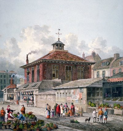 Clare Market, Westminster, Londyn, 1815 autorstwa George Shepherd
