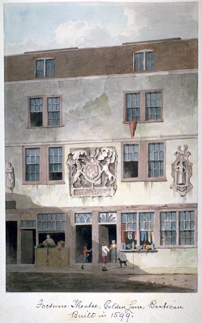 Teatr Fortune, Golden Lane, Londyn, 1811 autorstwa George Shepherd