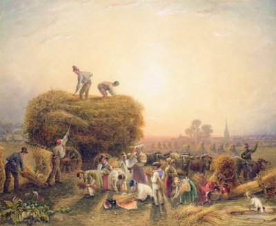 Sianokosy, 1832 (wc na papierze) autorstwa George Shepherd