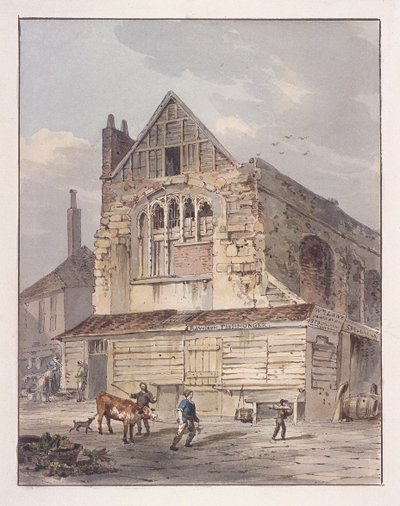Kaplica Leadenhall, Londyn, c1810 autorstwa George Shepherd