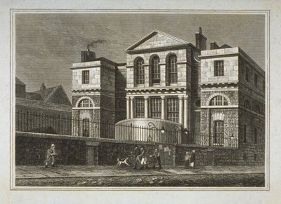 Widok Domu Sesyjnego, Old Bailey, 1812 autorstwa George Shepherd