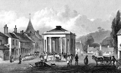 Westerham, Kent, grawerowane przez H. Adlarda, 1832 autorstwa George Shepherd