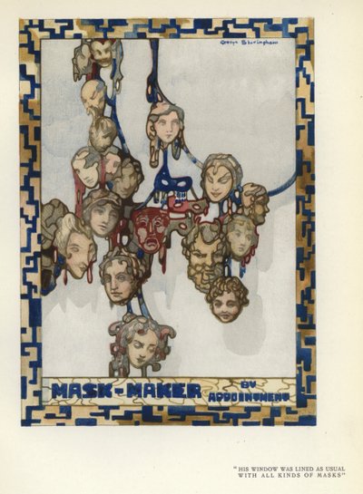Ilustracja do „Szczęśliwego hipokryta” Maxa Beerbohma (kolor lito) autorstwa George Sheringham