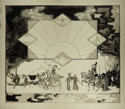 Panel Mabinogion, nr 10, autorstwa George Sheringham