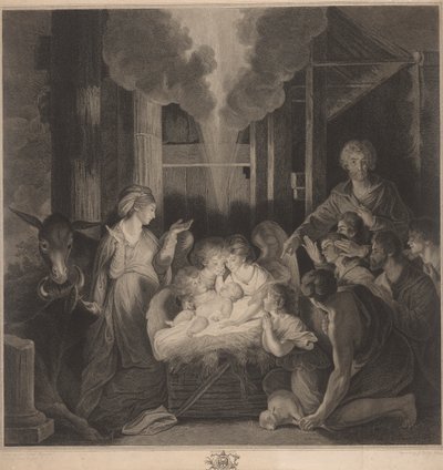 Ofiara pasterza: zachodnie okno kaplicy, New College Oxford autorstwa George Siegmund Facius