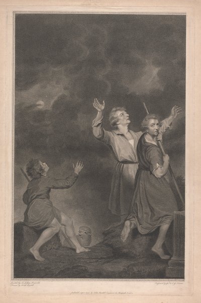 Zachodnie okno kaplicy, New College Oxford, Adoracja pasterzy, z szopki autorstwa George Siegmund Facius