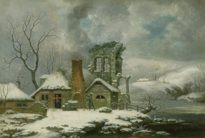 Scena zimowa autorstwa George Smith