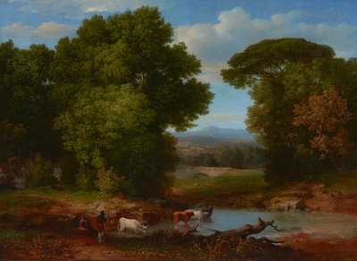 Fragment rzymskiego akweduktu 1852 (olej na płótnie) autorstwa George Snr. Inness