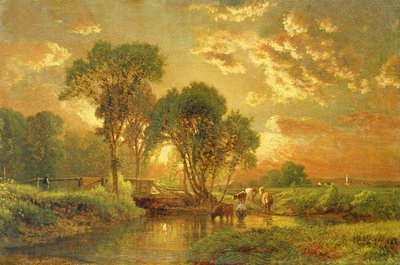 Medfield, Massachusetts autorstwa George Snr. Inness