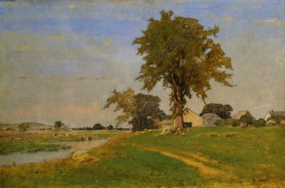 Stary Wiąz w Medfield, 1860 autorstwa George Snr. Inness