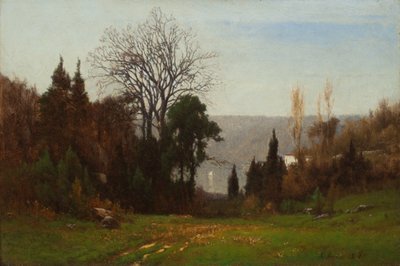 Naprzeciw Palisad autorstwa George Snr. Inness