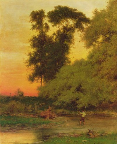 Zachód słońca, Pompton, NJ autorstwa George Snr. Inness