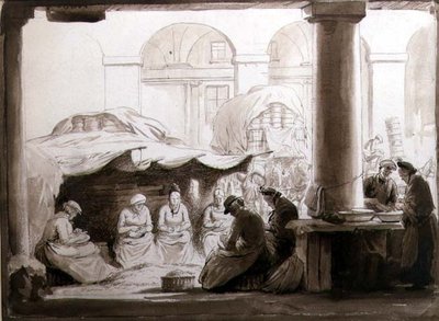 Łuskanie groszku, Covent Garden autorstwa George Soper