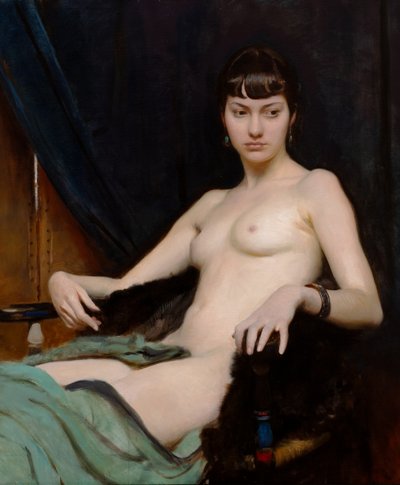 Studium (olej na płótnie) autorstwa George Spencer Watson