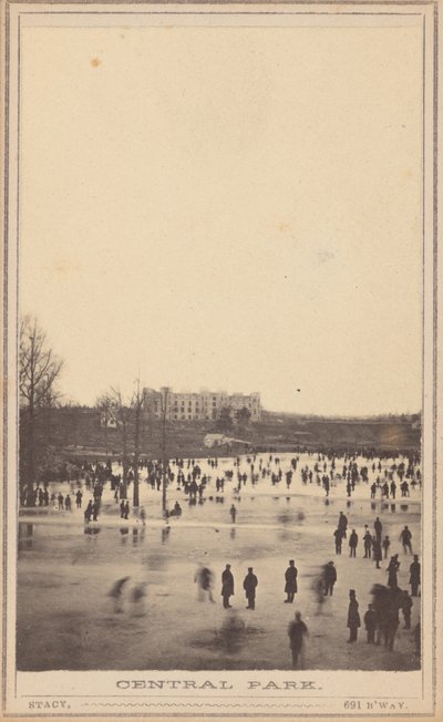 Central Park, lata sześćdziesiąte XIX wieku (zdjęcie) autorstwa George Stacy